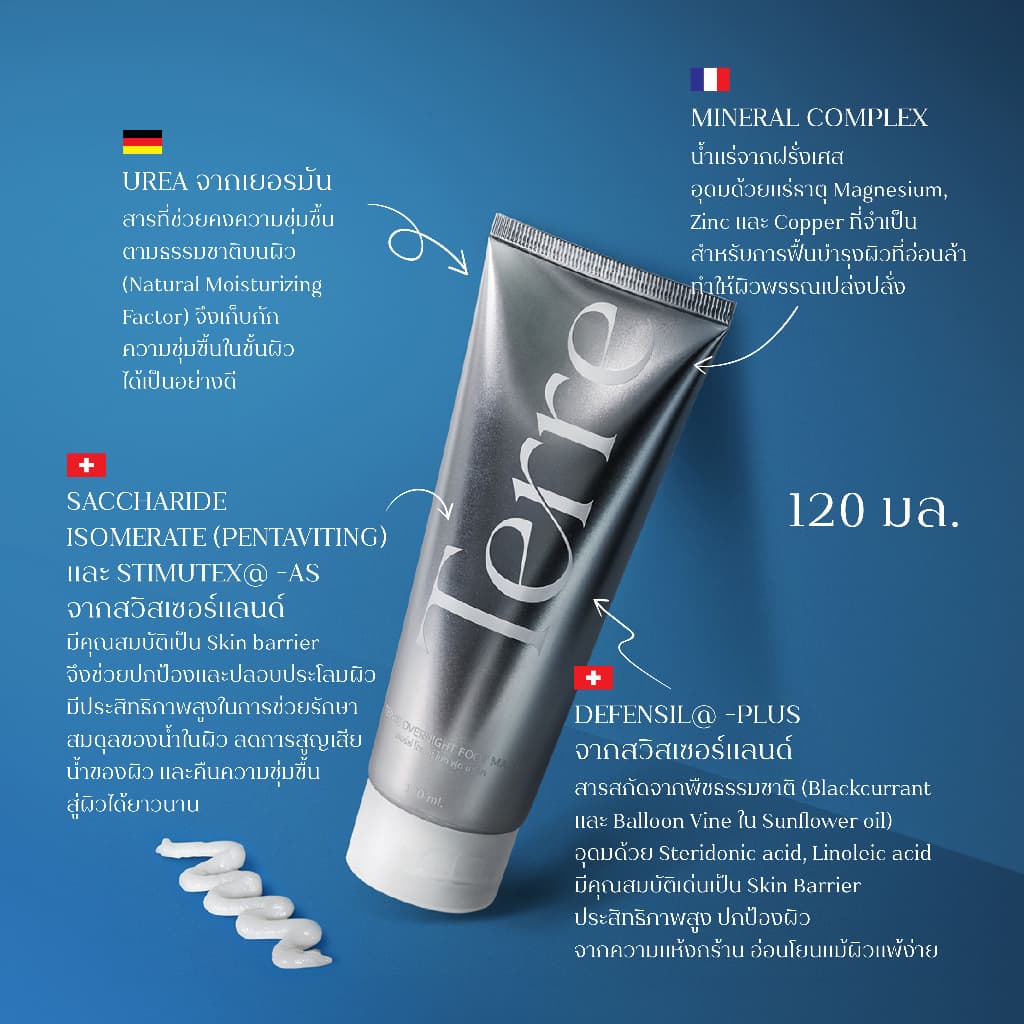 Terre Ultra Repair Cream เทอร์เร่อัลตรารีแพร์ครีม สูตรเข้มข้น สำหรับเท้า มือ ศอก เข่า 120 มล. รูปที่ 3