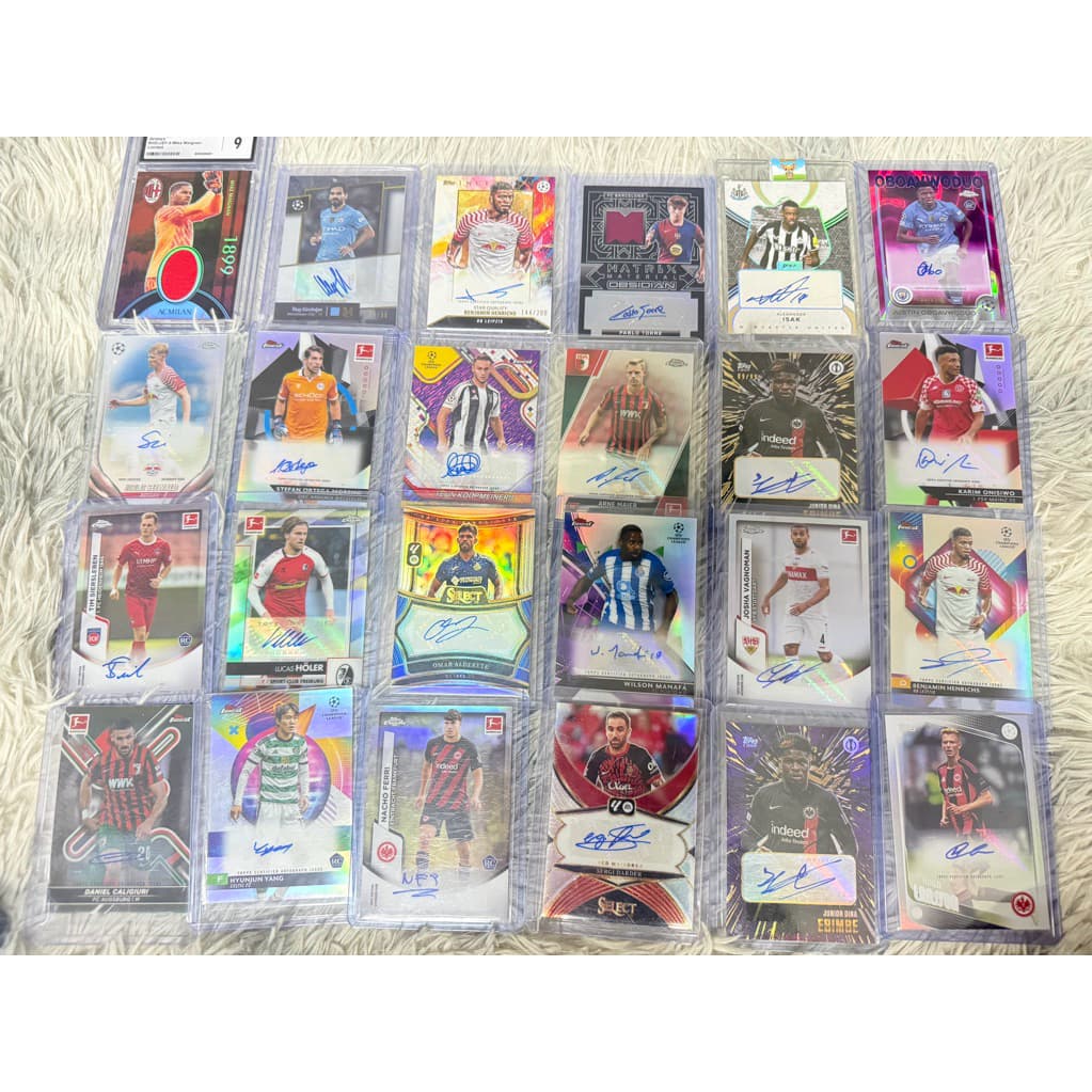 กล่องสุ่มการ์ดฟุตบอล การัน,ลายเซ็น,หรือชิ้นส่วน 100% ทุกกล่อง Panini , Topps รูปที่ 6