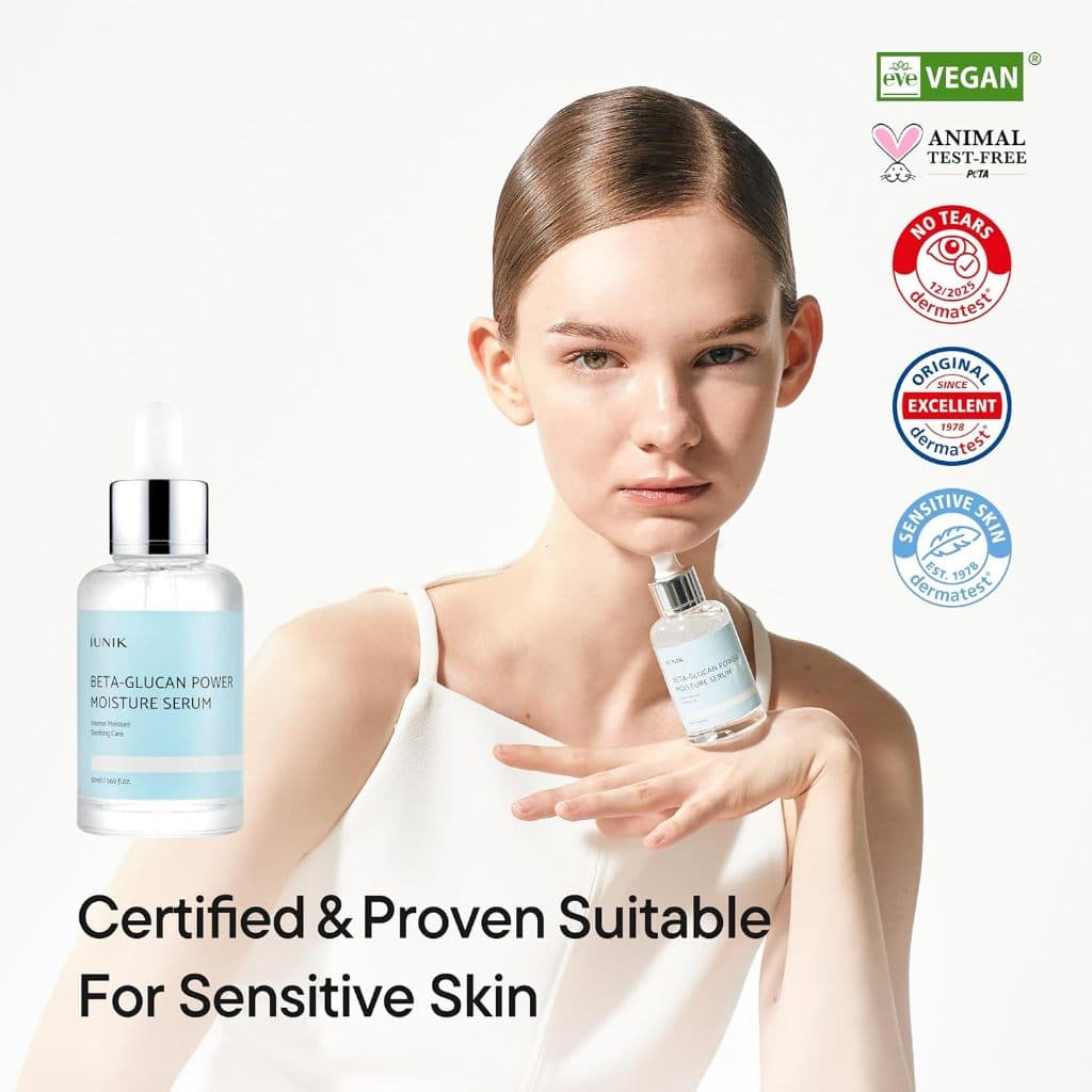 Iunik Beta-Glucan Power Moisture Serum 50ml | ให้ผิวเรียบเนียนและอ่อนนุ่ม เบต้ากลูแคน พาวเวอร์ มอยส์เจอร์ รูปที่ 7