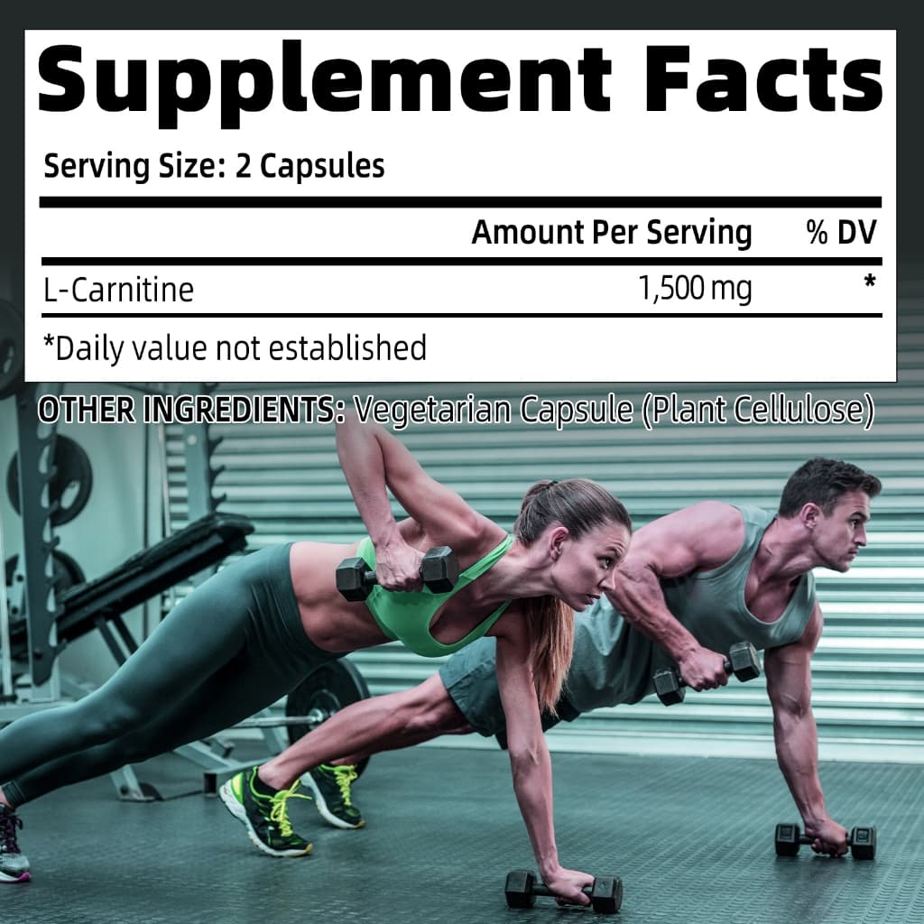 L-carnitine แคปซูลแอล-คาร์นิทีน 1500มก. เพิ่มประสิทธิภาพ การทำงานของระบบหัวใจและหลอดเลือด รูปที่ 2