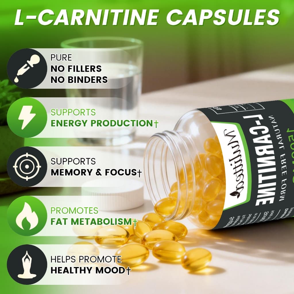 L-carnitine แคปซูลแอล-คาร์นิทีน 1500มก. เพิ่มประสิทธิภาพ การทำงานของระบบหัวใจและหลอดเลือด รูปที่ 7