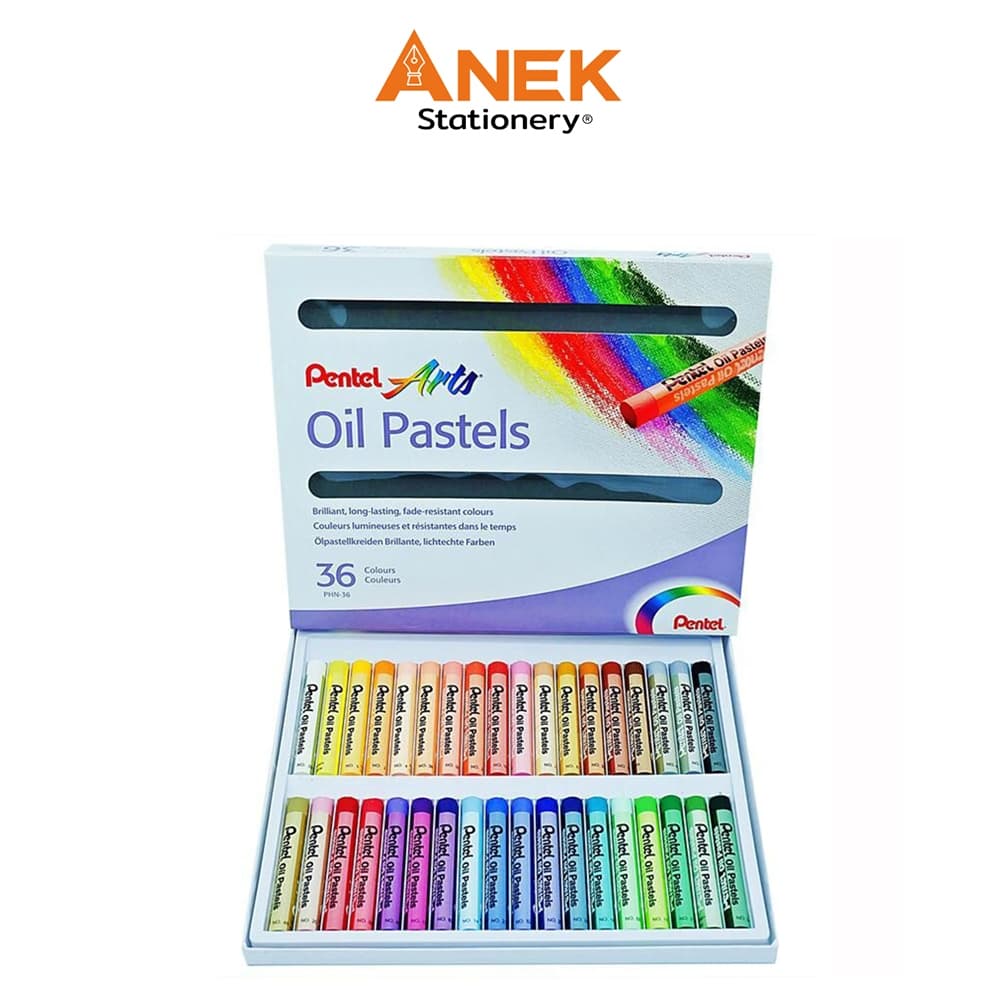 สีชอล์ค เพนเทล 12สี 16สี 25สี 36สี 50สี Pentel Oil Pastel รูปที่ 5
