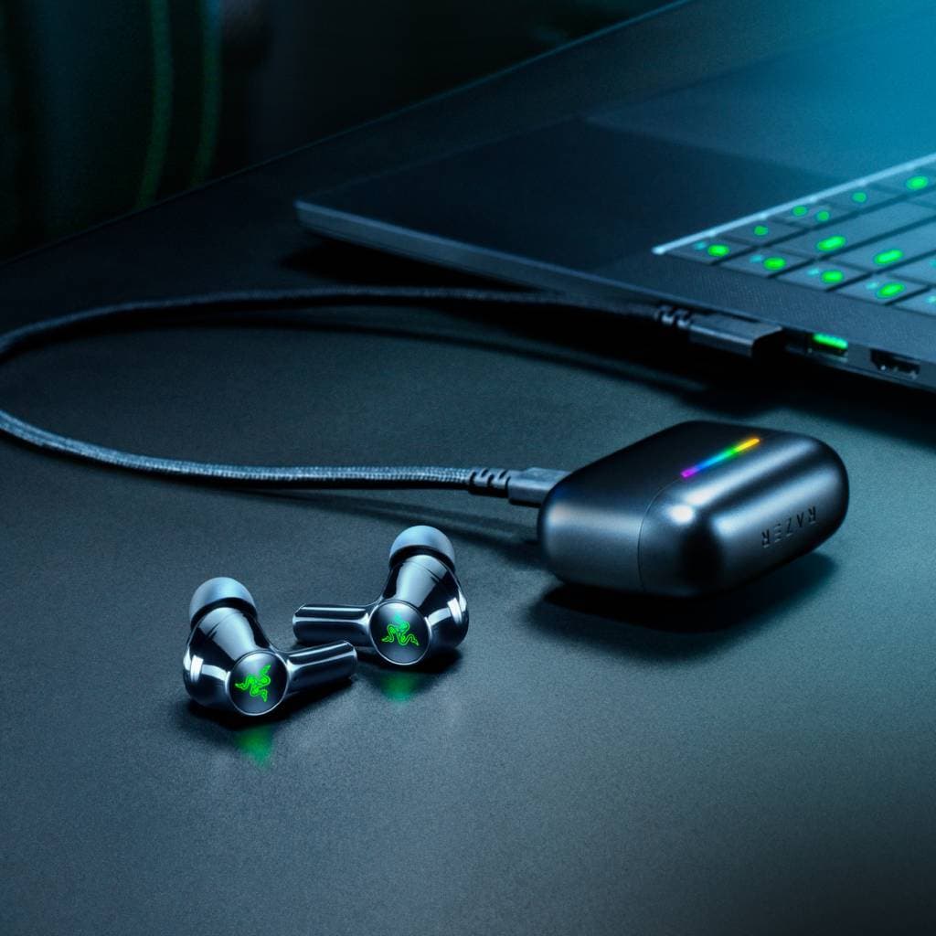 Razer Hammerhead V3 X HyperSpeed หูฟังเกมมิ่งไร้สาย เชื่อมต่อได้กับ PC/Smartphone/PS5 รูปที่ 3
