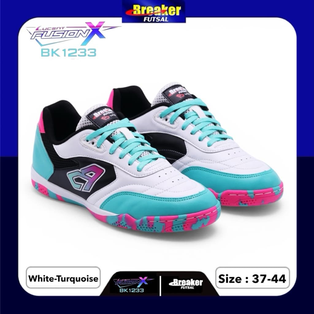 BREAKER FUTSAL รองเท้าฟุตซอล รุ่น Lucent Fusion X BK1233 รูปที่ 2