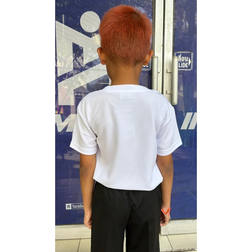เสื้อกีฬาเด็กยี่ห้อ FlyHawk C970 คอกลม รูปที่ 3