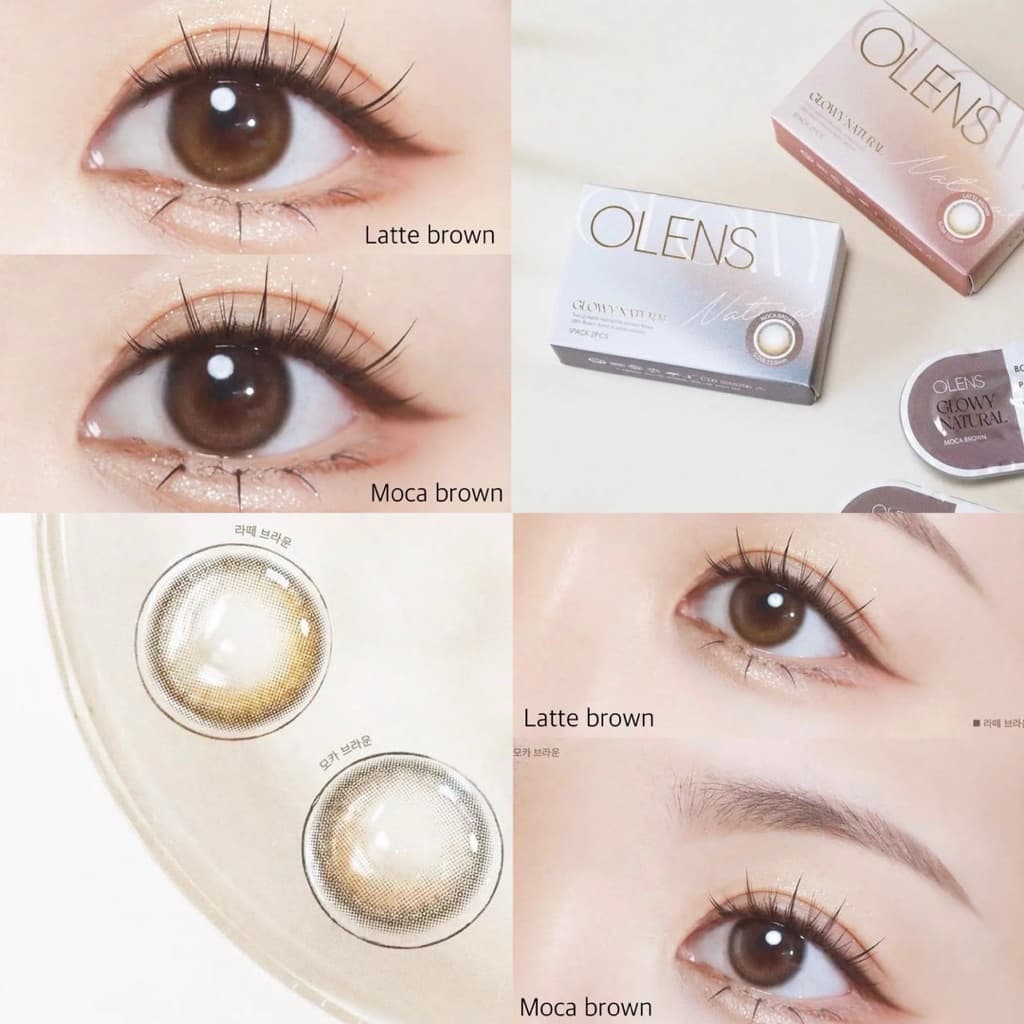 ในไทย Olens Glowy Natural คอนแทคเลนส์รายเดือนสีละมุนมากก ตาใสแบบน้ำเชื่อมลูกคุณหนู ธรรมชาติขนาดพอดีตาไม่โป๊ะ รูปที่ 3