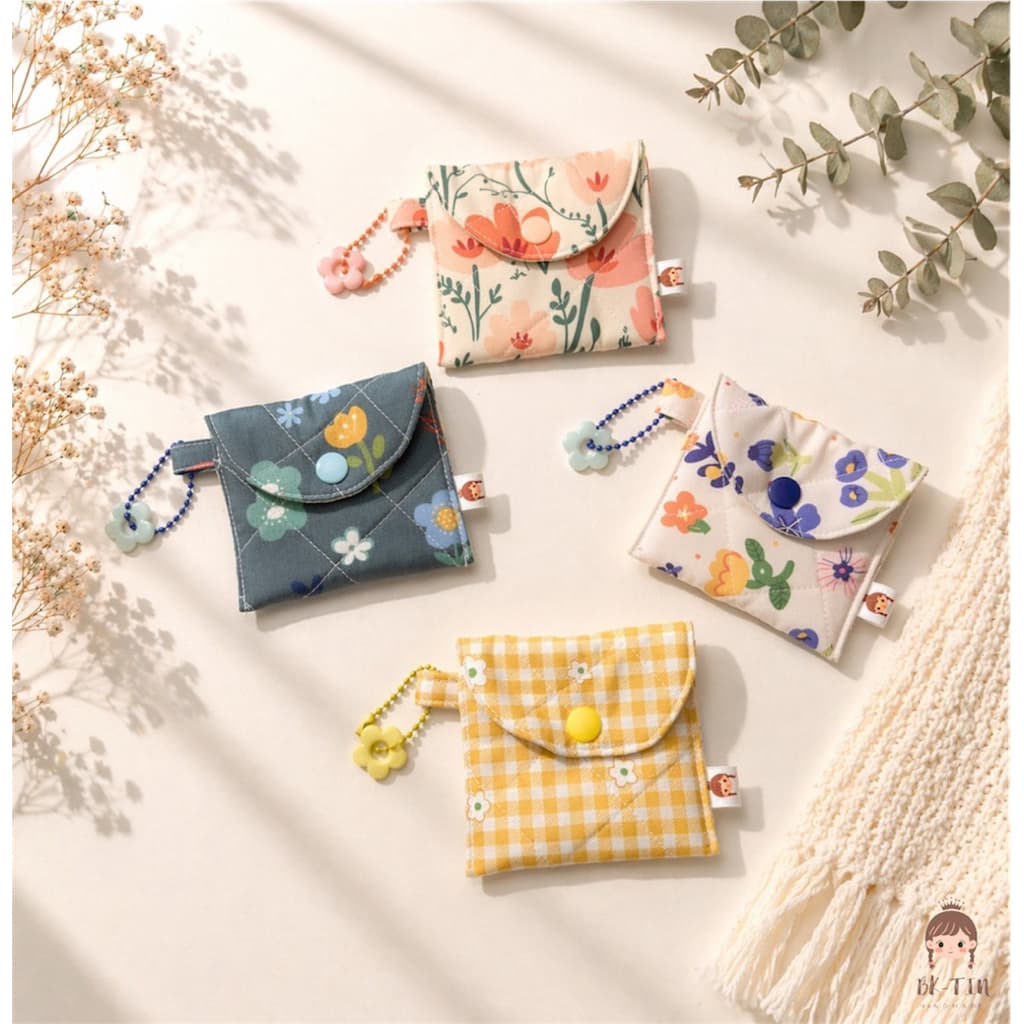 Earphone Pouch Collection | กระเป๋าผ้าใส่หูฟัง ใส่ AirPods ลายน่ารัก พกพาสะดวก รูปที่ 5