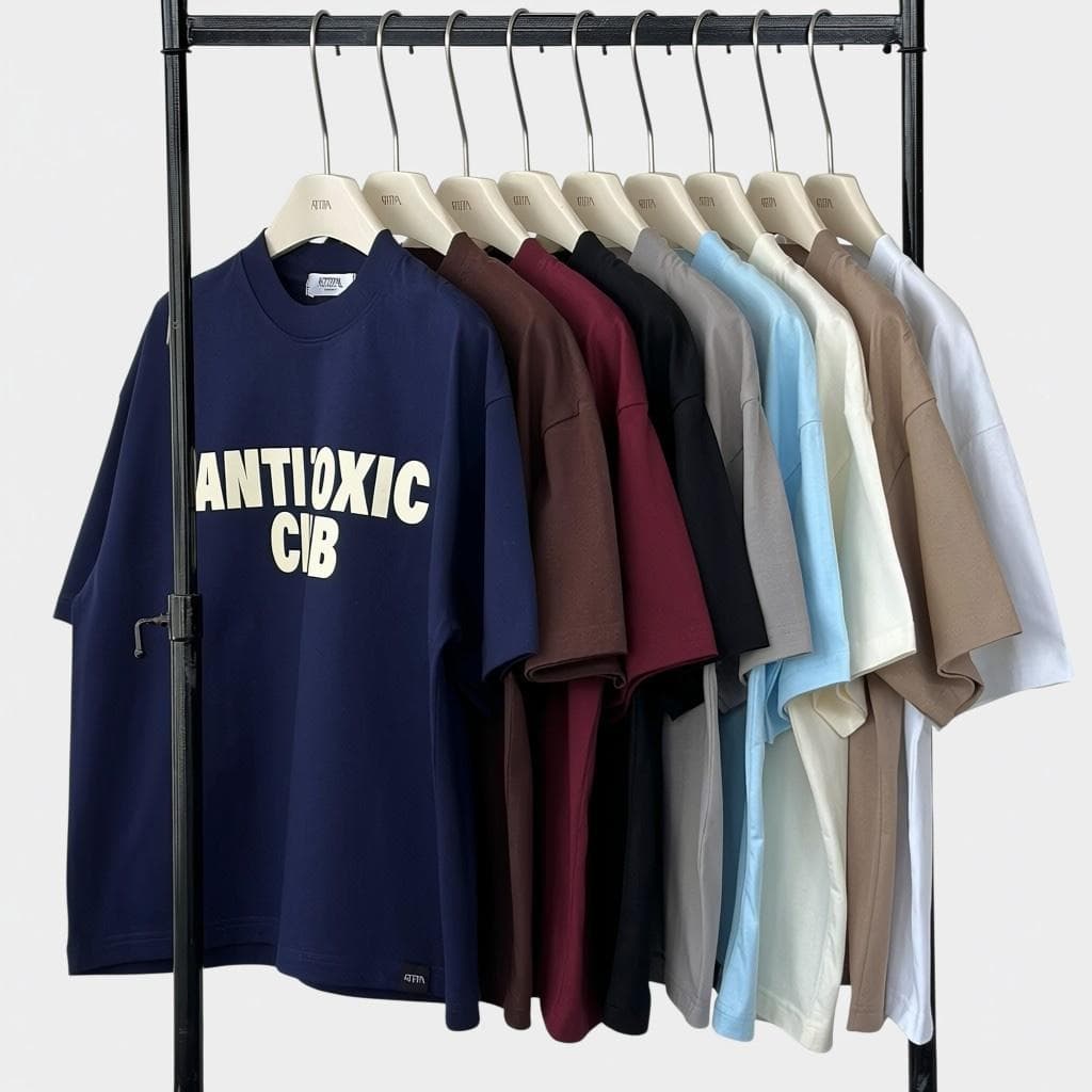 Atipashop - *01Antii Toxic T-Shirt | เสื้อยืดทรงBOXY ทรงบ็อกซี่ สกรีนลาย มีหลายไซส์ รูปที่ 2
