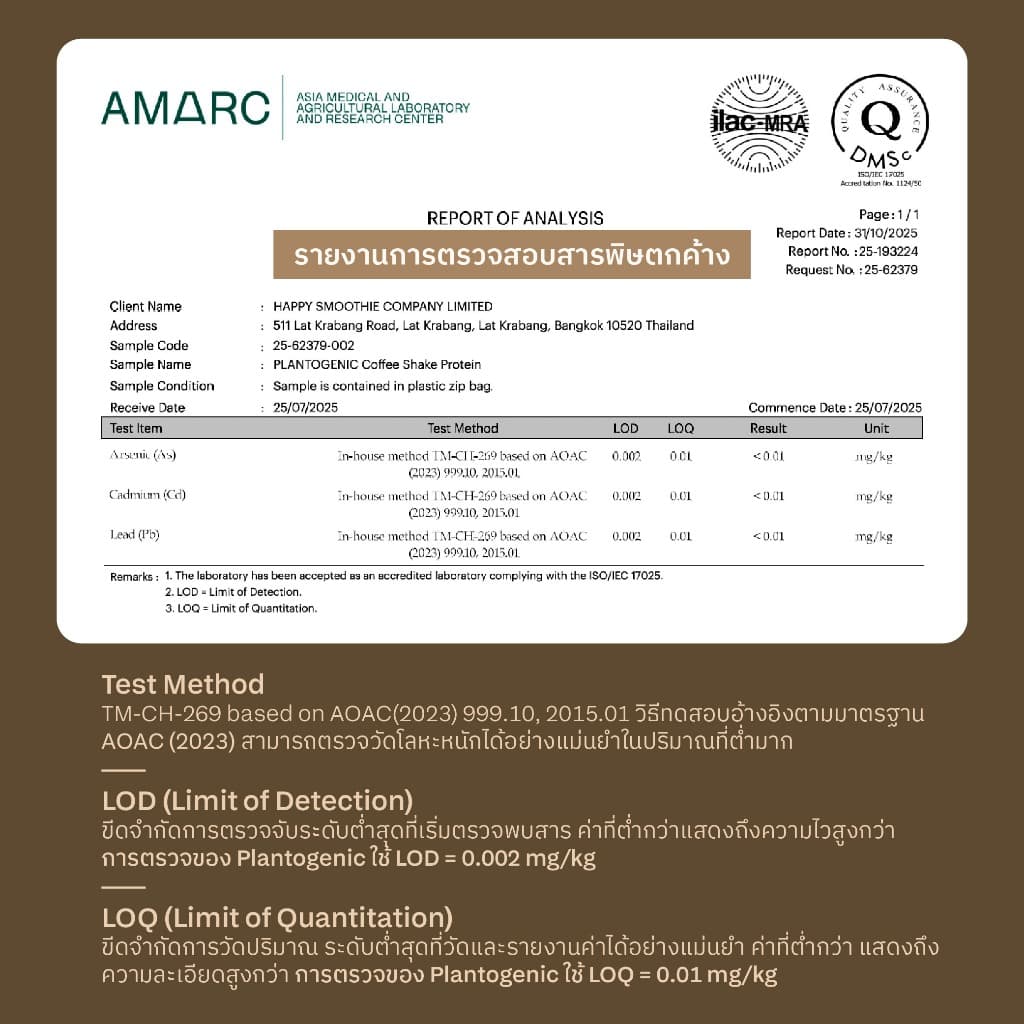 Plantogenic - Coffee Shake Plant Protein โปรตีนพืชรสกาแฟ โปรตีน 20g NON-GMO ไม่มีถั่วเหลือง ไม่เติมน้ำตาล รูปที่ 3