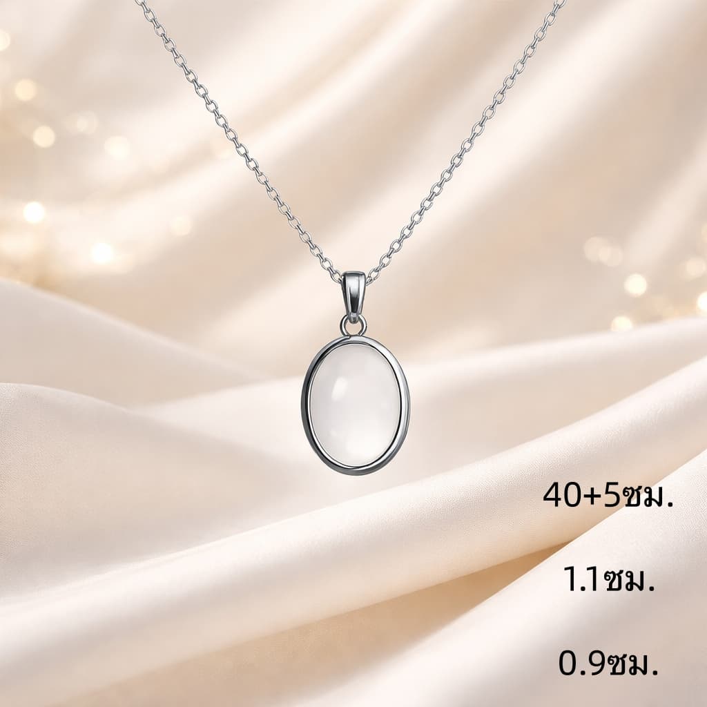 สร้อยคอจี้หิน มินิมอล สร้อยคอโซ่จี้หัวใจสไตล์เกาหลีสําหรับผู้หญิง ของขวัญสำหรับเด็กผู้หญิง รูปที่ 3