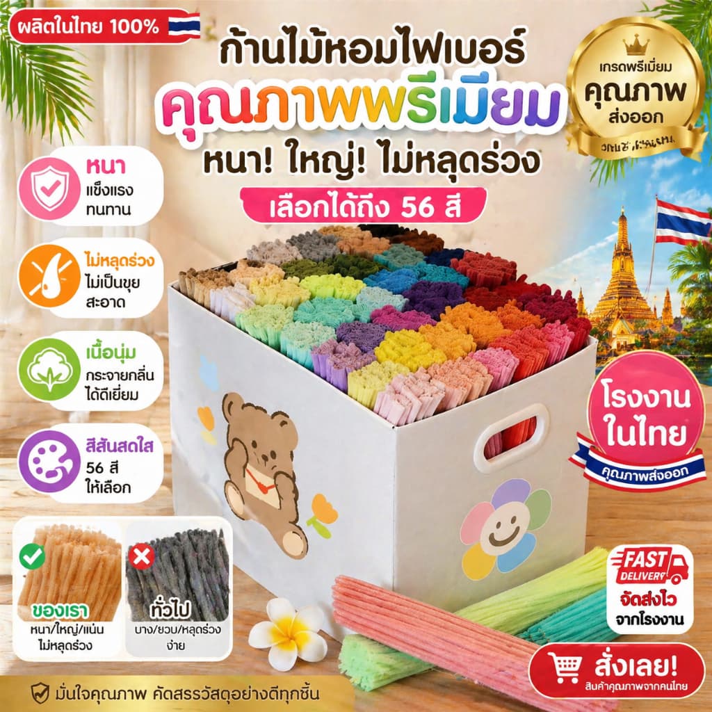 ลวดปุย DIY จำนวน 25 เส้นต่อแพ็ค เนื้อผ้ากำมะหยี่คุณภาพดี เหมาะสำหรับทำของขวัญ งานประดิษฐ์ DIY และของขวัญเปิดเทอม" รูปที่ 1