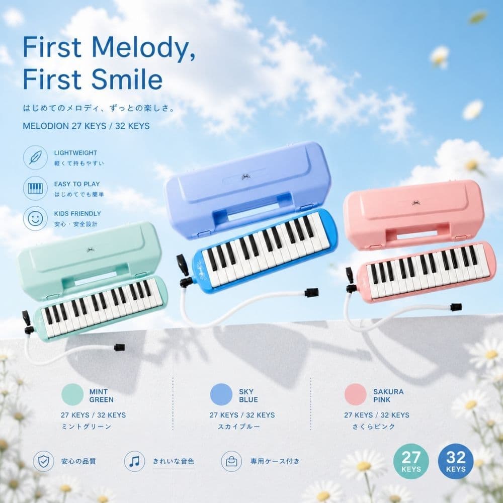 Vivid รุ่น MV-32 เมโลเดี้ยน 32คีย์ และ Vivid MV-27 เมโลเดี้ยน 27คีย์ รูปที่ 4