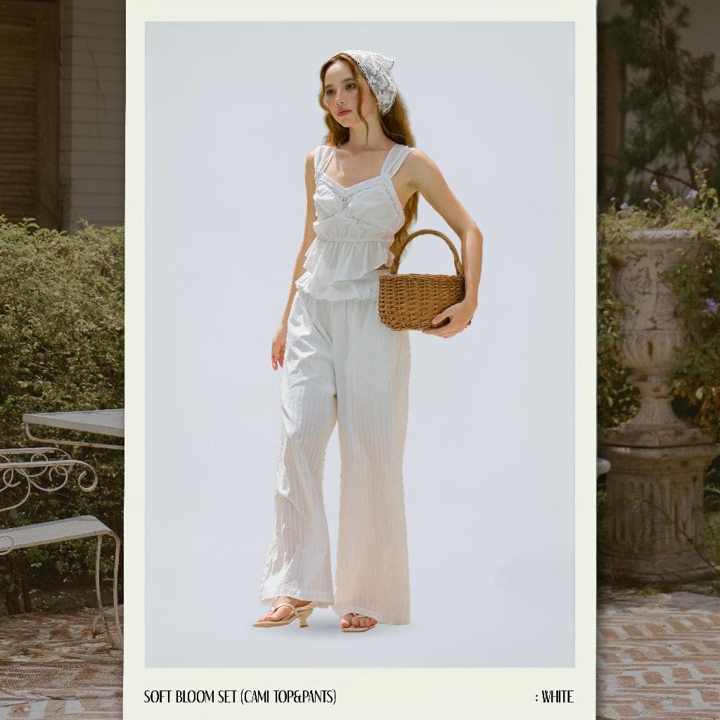 Paloy - PL2212 Soft Bloom Set ชุดเซ็ตเสื้อแขนกุดกางเกงขายาว รูปที่ 3