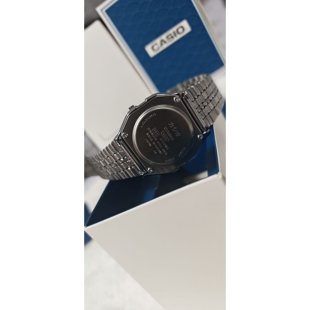 CASIO A159WEVJ-2D/7D นาฬิกา Made-in-Japan ที่มาพร้อมกับการตีความใหม่ของลวดลาย Seigaiha แบบดั้งเดิม รูปที่ 7