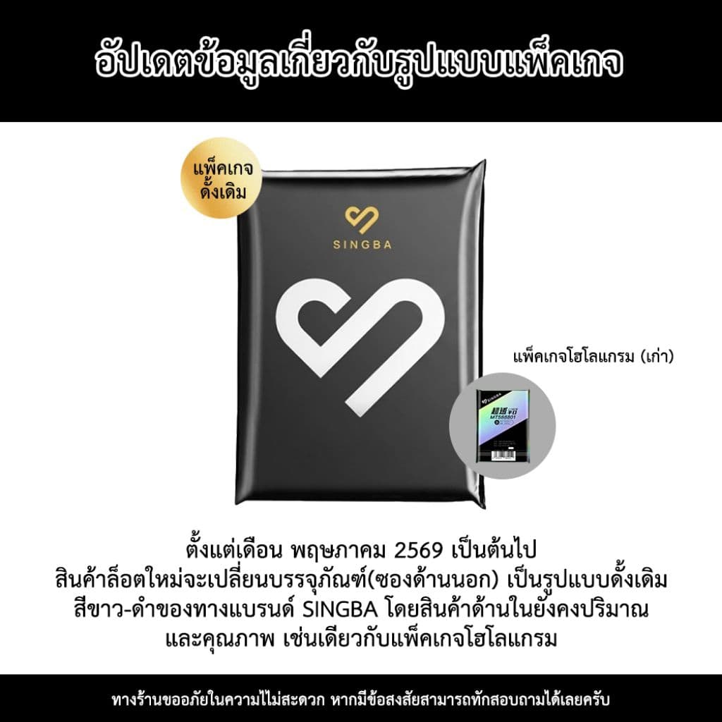 SINGBA Photocard Sleeve - ซองใส่โฟโต้การ์ด ขนาด 58x88 mm รูปที่ 2