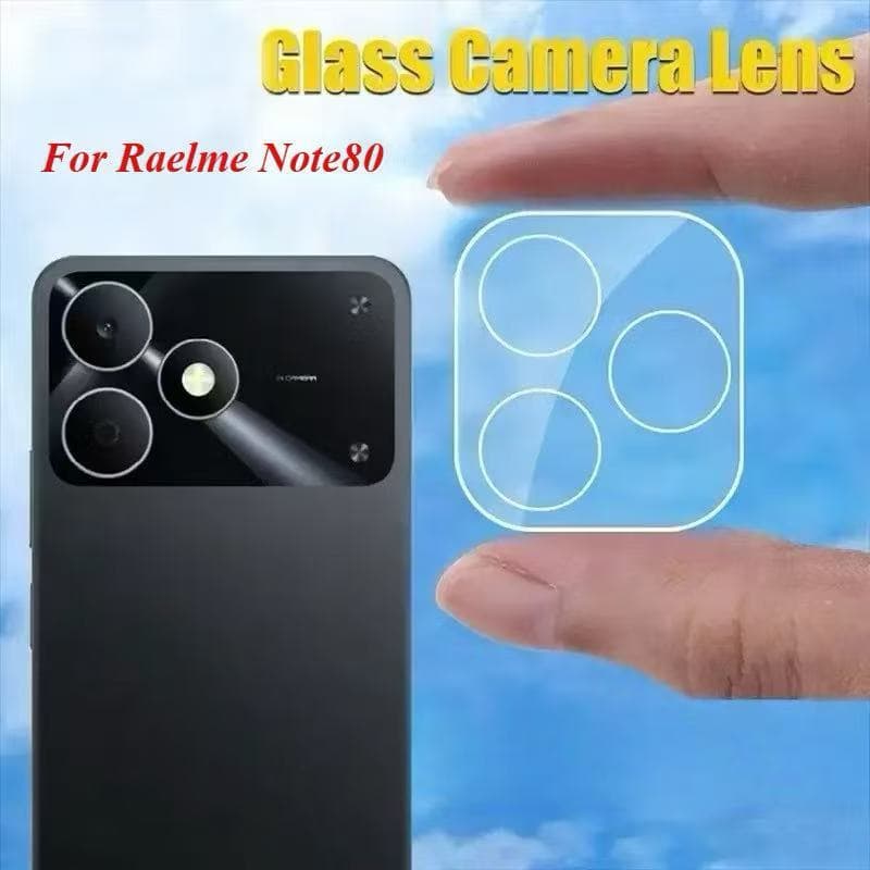 ฟิล์มกระจกกันรอย เลนส์กล้อง เต็มเลนส์ Oppo Realme C55 C53 C51 Note50 Note70 Note80 รูปที่ 1