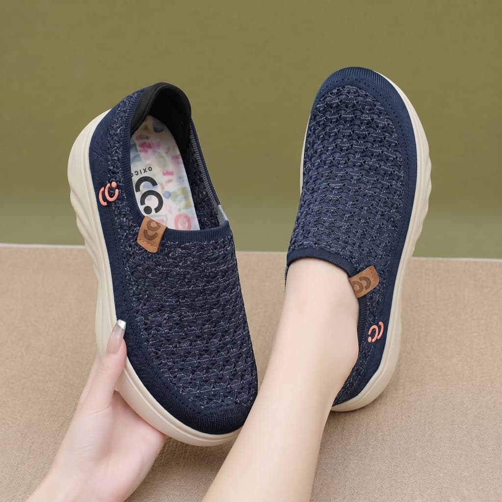 FA2SHOP รุ่น QZ196 รองเท้าหนังนิ่ม ใส่สบายน้ำหนักเบา รูปที่ 5