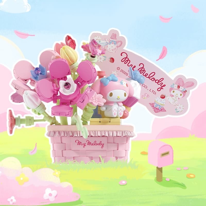 M&G Life x Sembo Sanrio Floral Riddles Series Desktop Assembled Ornament Blind Box รูปที่ 3