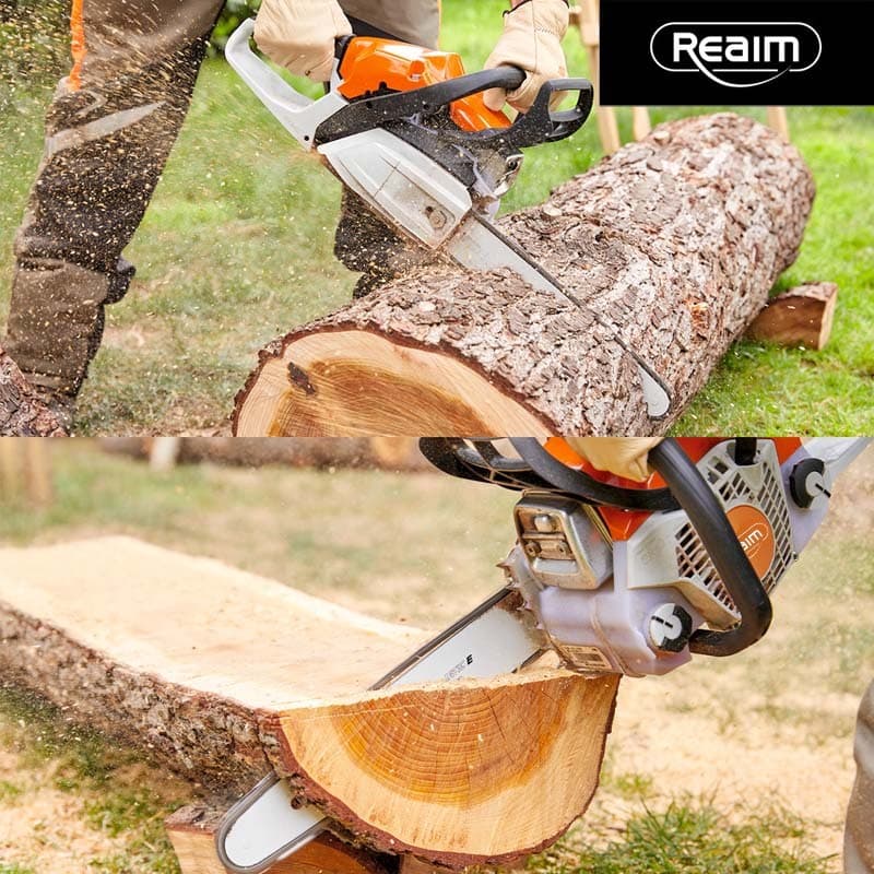 REAIM เลื่อยยนต์ / เลื่อยโซ่ บาร์ 20นิ้ว รุ่น คุณภาพของเยอรมัน ระบบปั๊มมือ- เลื่อยโซ่ยนต์ รูปที่ 2