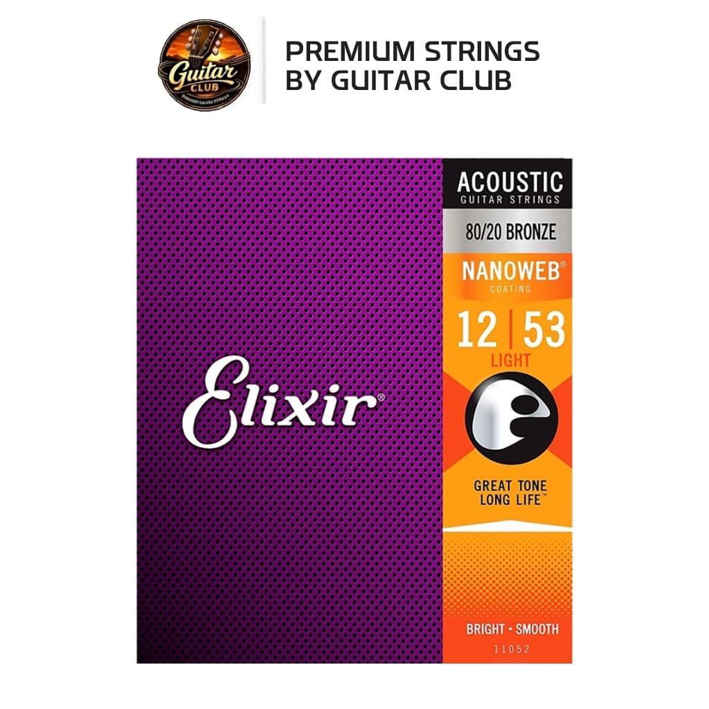 โปรแรง ลด50% Elixir Nanoweb สายกีตาร์โปร่ง เสียงใส กันสนิม รูปที่ 7