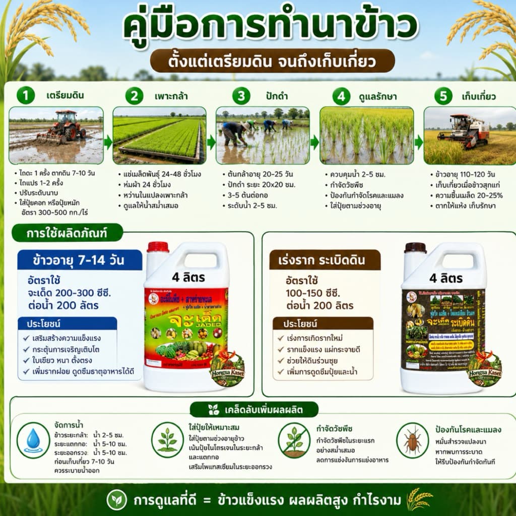 จะเด็ดสำหรับ นาข้าวอะมิโน นํ้าตาลทางด่วน สาหร่ายทะเล อาหารพืช ฮอร์โมนพืช รูปที่ 2