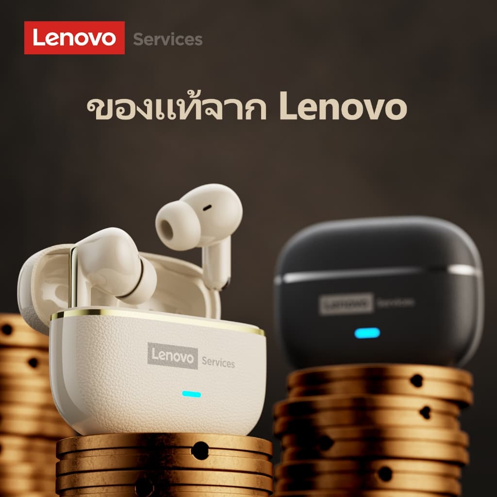 Lenovo LE208 หูฟังบลูทูธ หูฟังไร้สาย หูฟังเกมมิ่ง ไม่ดีเลย์ Latency ต่ำ เสียงดี เบสแน่น IPX5 กันน้ําคุณภาพเสียงไฮไฟ รูปที่ 4