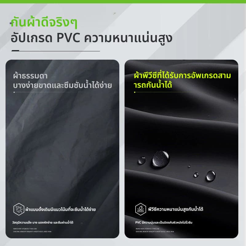 กันน้ำเกรดพายุฝน เสื้อกันฝนมอเตอร์ไซค์ ยูนิเซ็กซ์ เสื้อและกางเกงกันฝน Raincoat ทนทาน ยืดหยุ่น รูปที่ 4