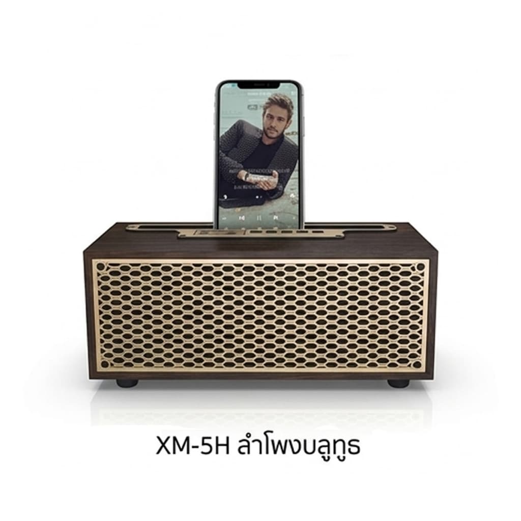 XM-5H ลำโพงบลูทูธ ทรงกระทัดรัด ดีไซน์หรูหรา Wireless speaker 5W รูปที่ 6