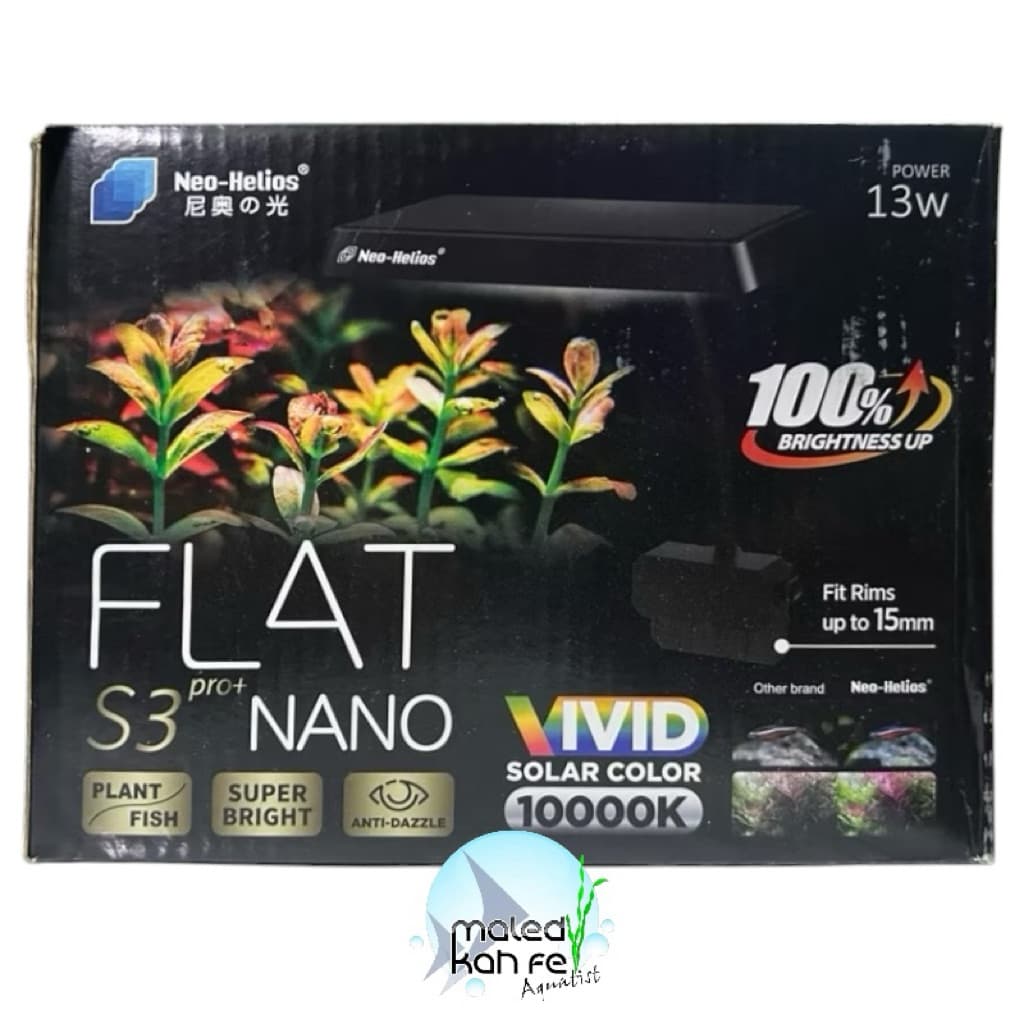 ไฟ LED หนีบ Neo Helios Flat S3 PRO PLUS + NANO 8 / 13 W natural / Algae blooming เลี้ยง ไม้น้ำ โคม เทรน รูปที่ 2