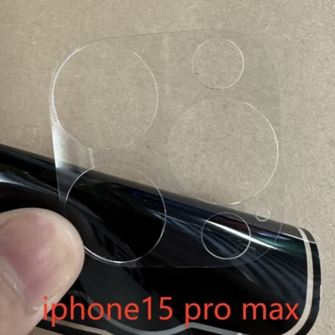 ฟิล์มฐานกล้อง บาง0.1mm สำหรับไอโฟน ฟิล์มกล้องหลัง 17promax 14promax 16pro ฟิล์มกันรอยกล้อง 16promax 12mini 11 13MINI รูปที่ 6
