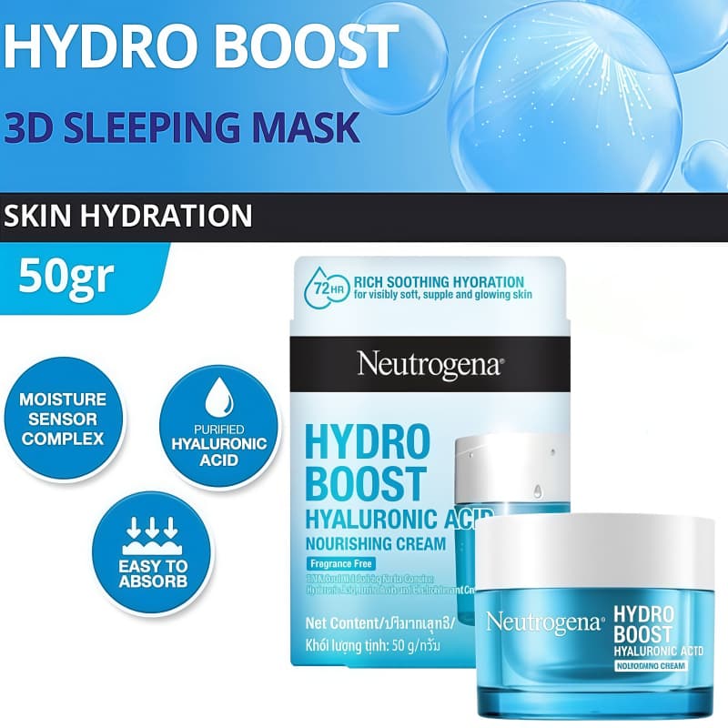 Neutrogena Hydro Boost นูโทรจีนา ผลิตภัณฑ์บำรุงผิว 50g รูปที่ 1