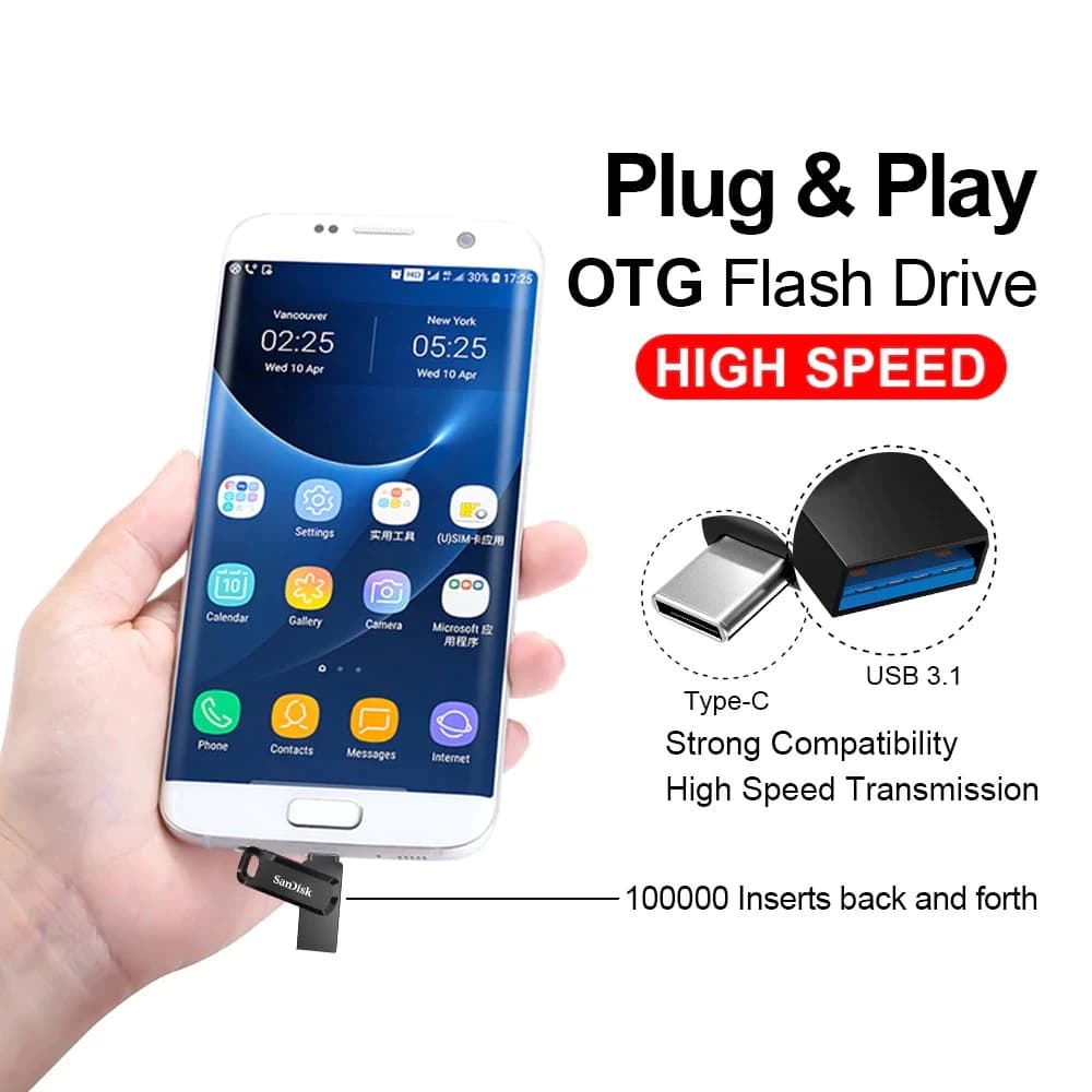 SanDisk Ultra Dual Drive Go 1TB USB 3.2 Gen1 Flash DriveType-C Speed 400mb/s รูปที่ 2