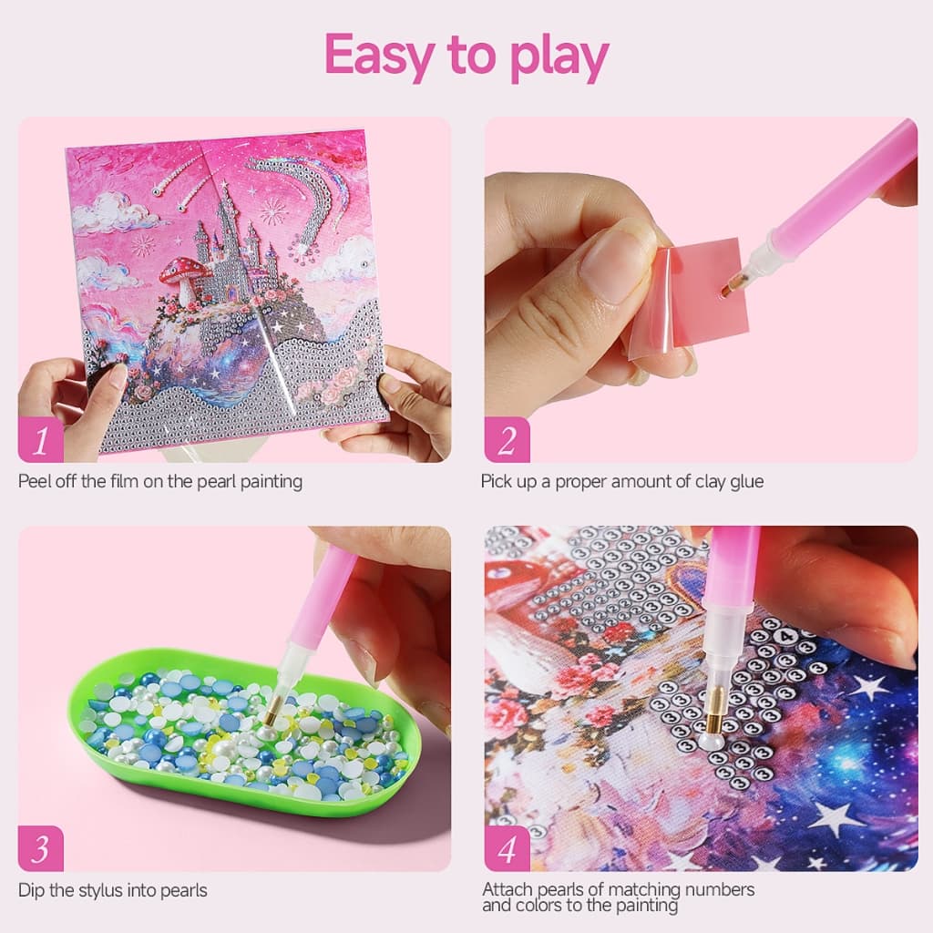 MW ขาตั้งไม้ สำหรับวาดรูป วางกรอบรูป วางแท็บเล็ต Wooden Easel 18*24/20*30 cm Pearl Painting DIY พร้อมกรอบ ภาพวาดปักเพชร รูปที่ 5