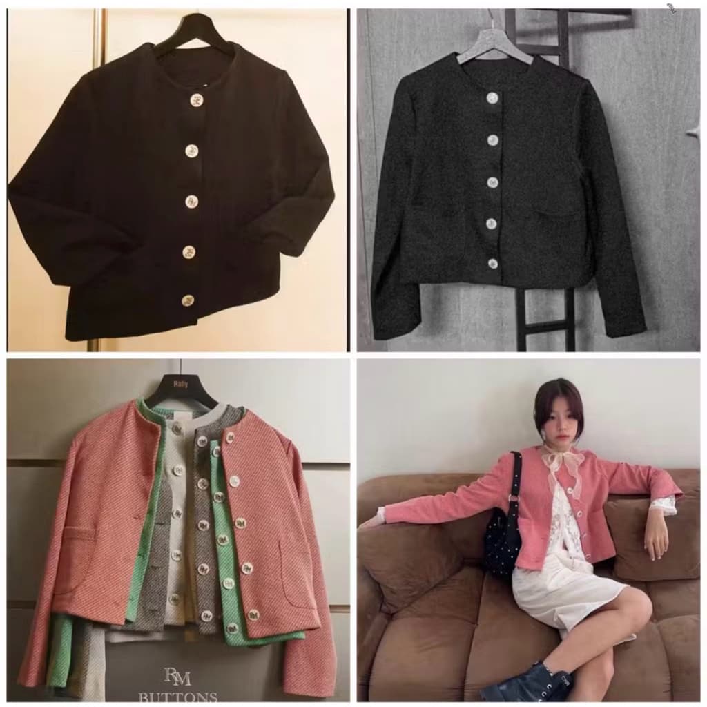 New in pack RM Buttons Jacket Size S M รูปที่ 6