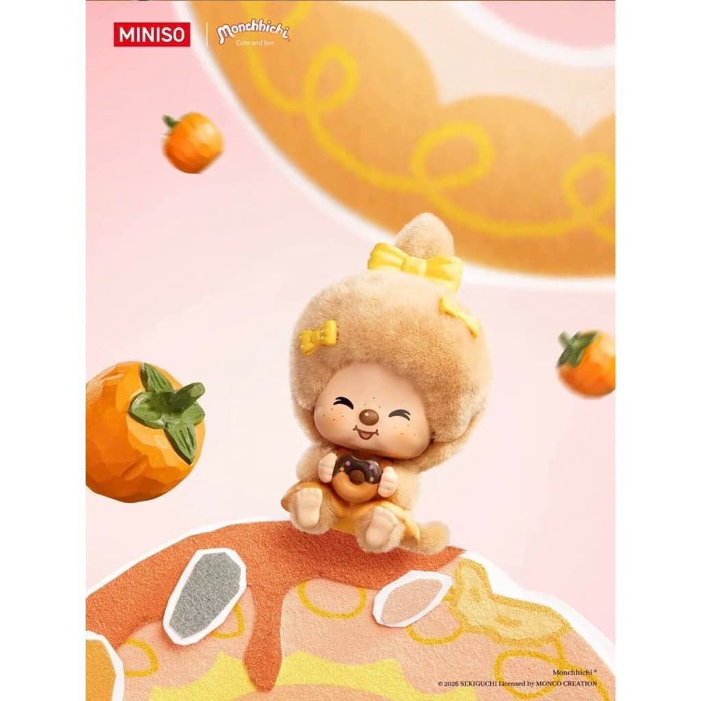 Monchhichi Classic Coffee Farm Series Plush Pendant Blind Box รูปที่ 7