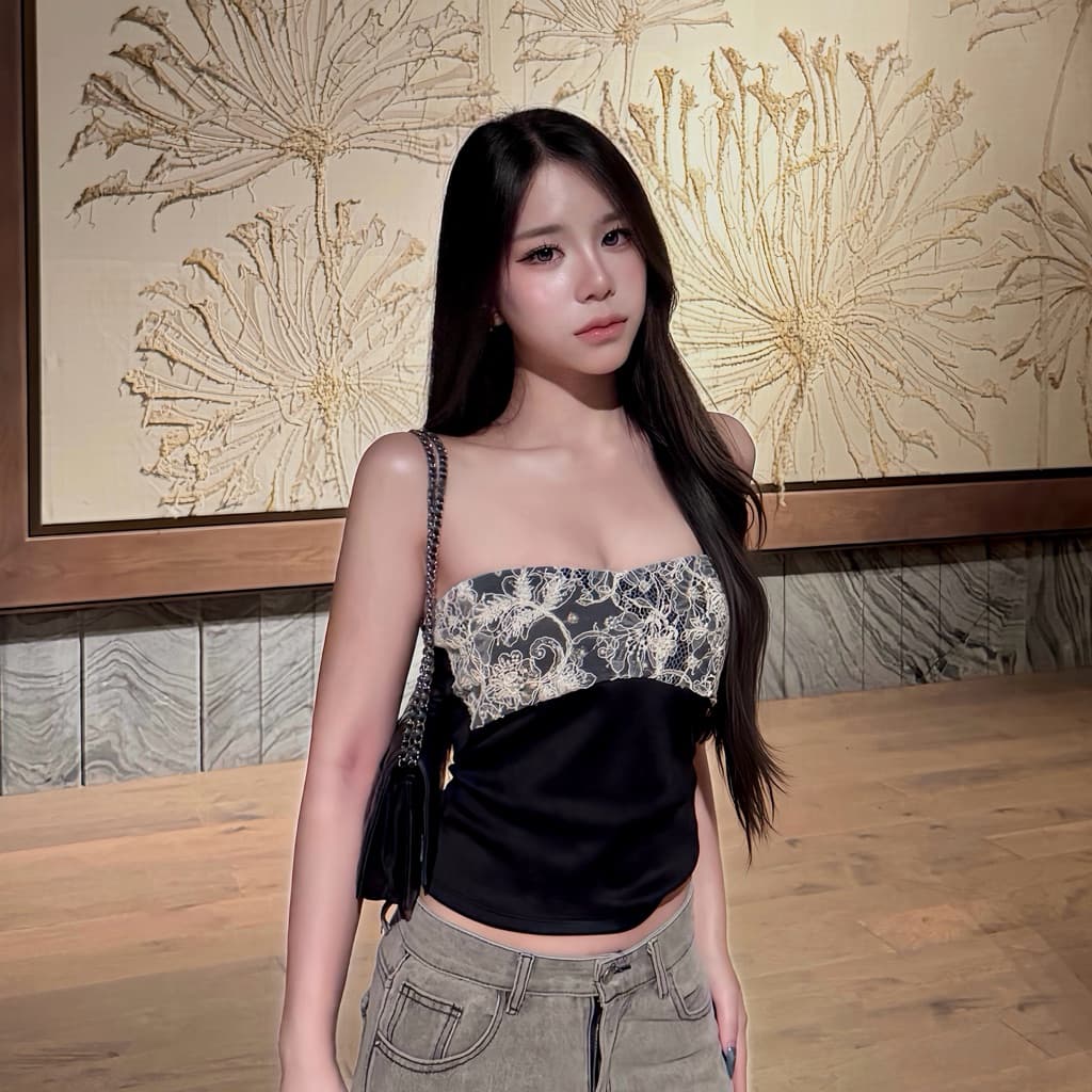 Serlyn | PORTIA Lace Tubetop เกาะอกลูกไม้ฝรั่งเศสพรีเมียม รูปที่ 5