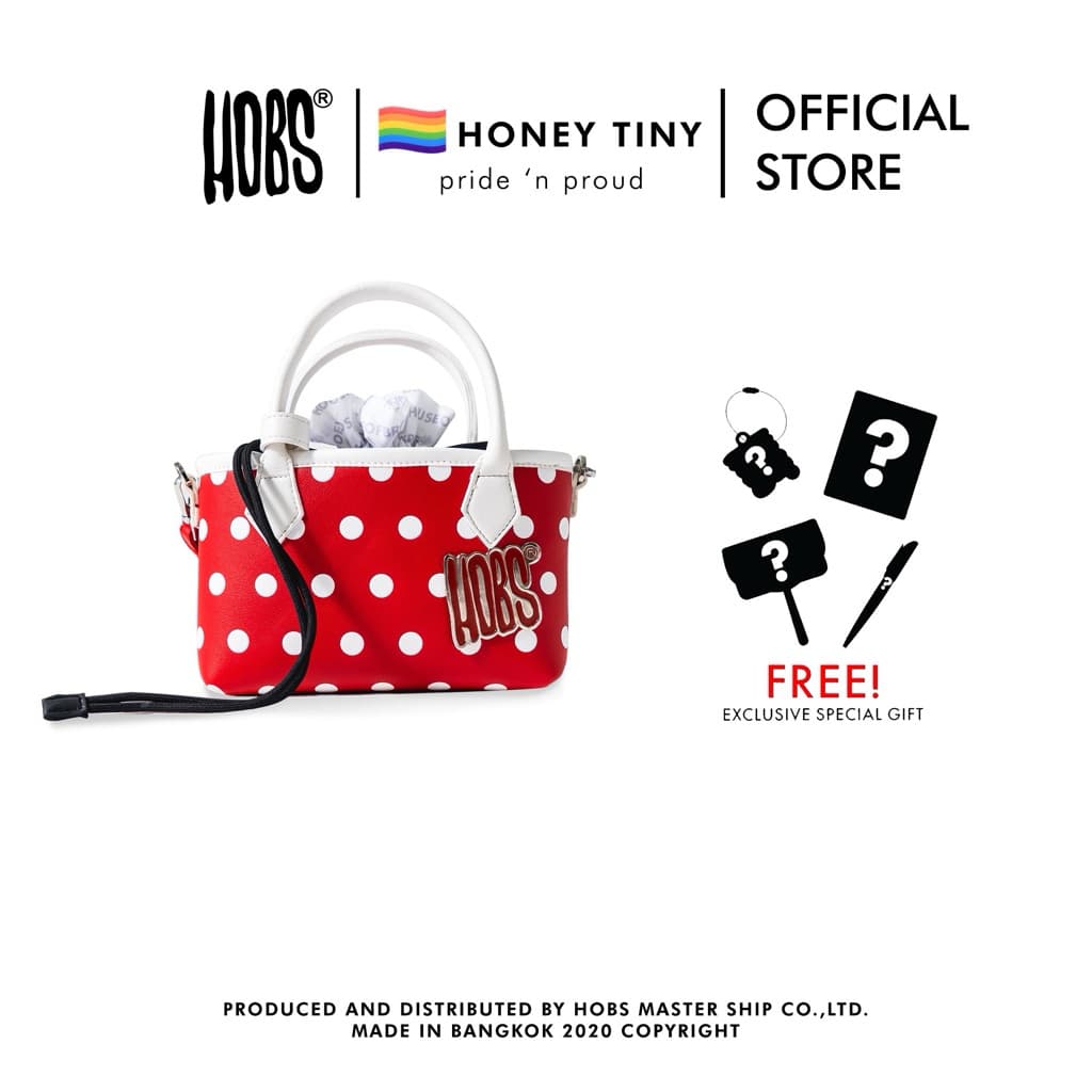 Hobs® กระเป๋าสะพายข้าง | Pride'n Proud 2026 | Honey Tiny | Babe | Micro bag keychain รูปที่ 1