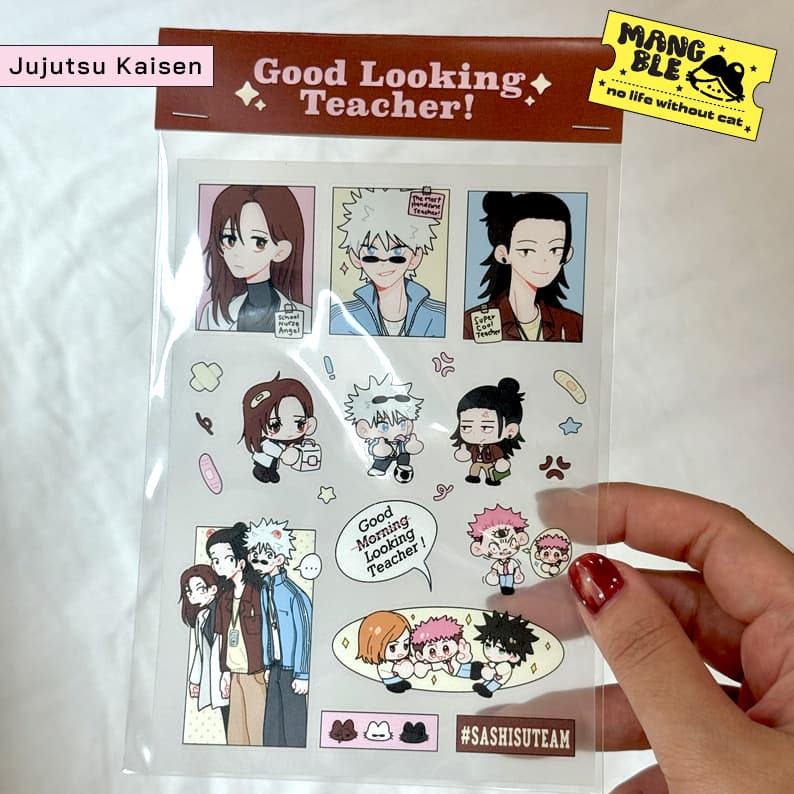 NEW! JJK : Good looking teacher / Sticker and Keyring รูปที่ 3
