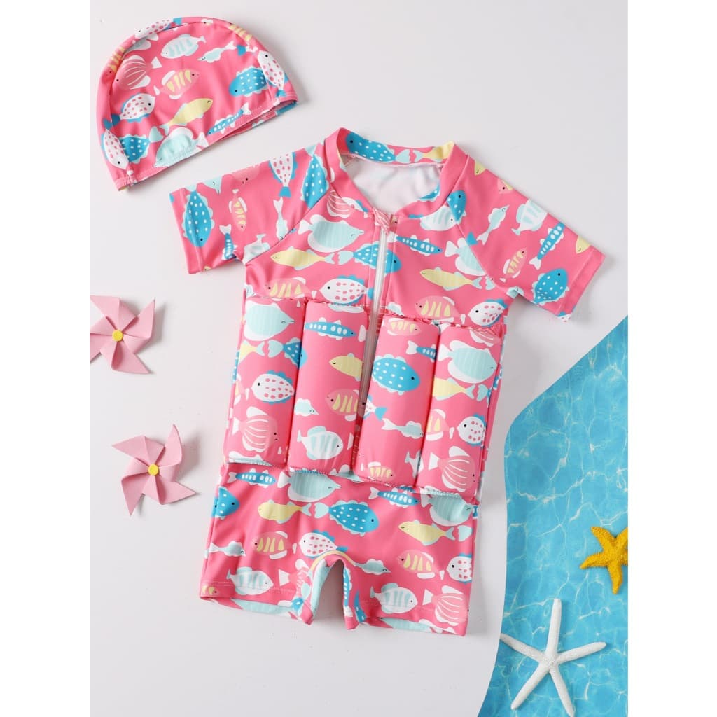 NT Baby - 053 ชุดว่ายน้ำเด็ก ชุดว่ายน้ำเด็กมีชูชีพในตัว ชุดว่ายน้ำลอยน้ำ เด็กผู้ชายเด็กผู้หญิง รูปที่ 9