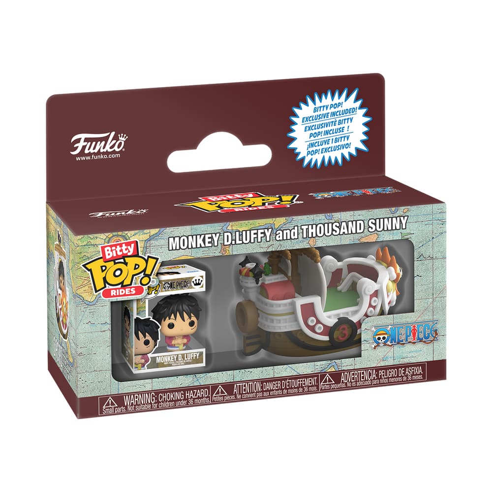 Monkey D. Luffy and Thousand Sunny Bitty POP! Ride: One Piece by Funko รูปที่ 2