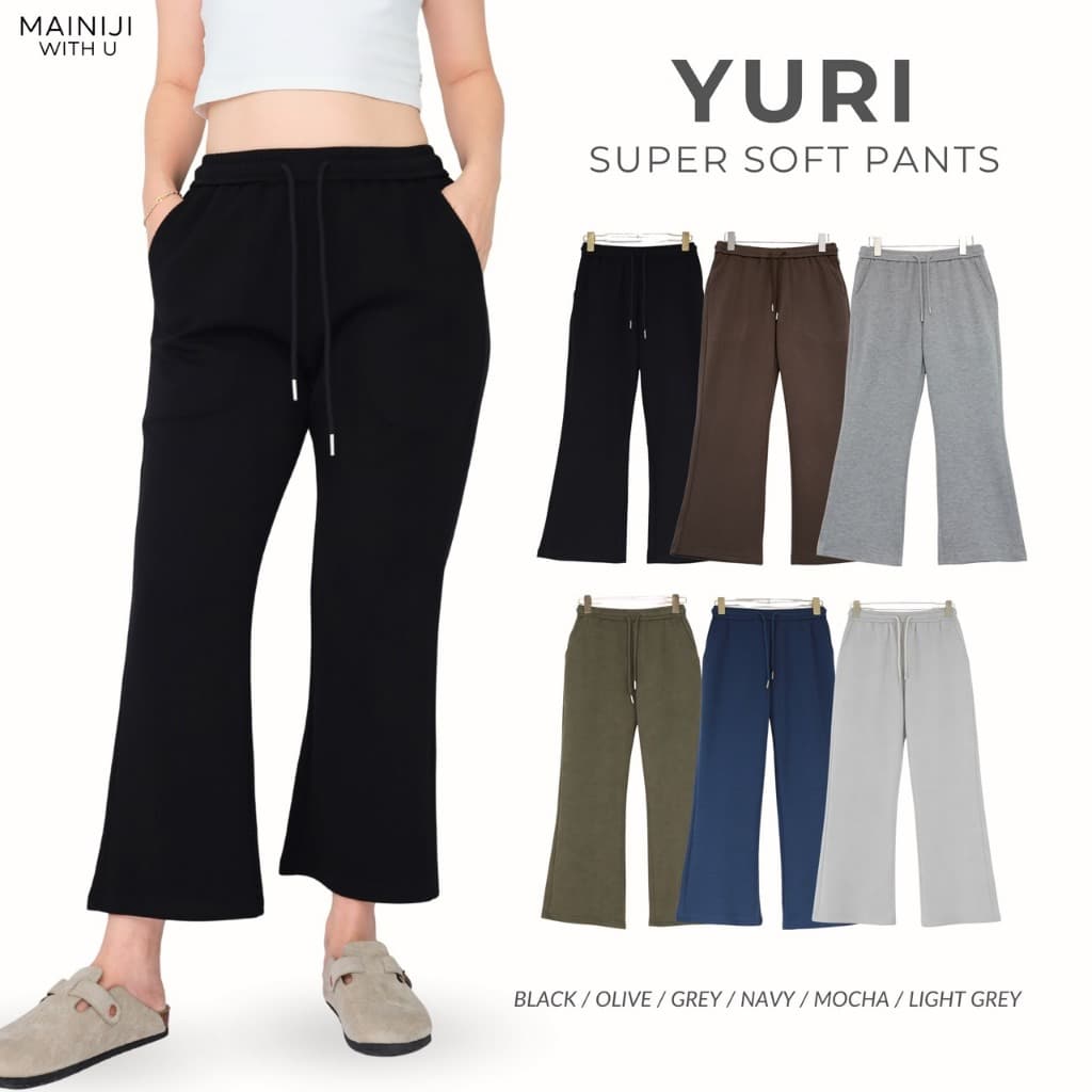 YURI - Super soft pants กางเกงสเวตเกรดพรีเมี่ยม ที่ออกแบบมาให้ดูดีโดยไม่ต้องแต่งตัวเยอะ ใส่สบายตลอดทั้งวัน รูปที่ 1