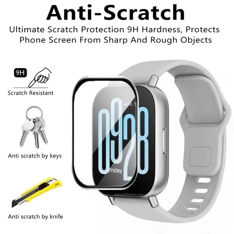 1-5PCSสำหรับXiaomi Redmi Watch 5 Lite ป้องกันหน้าจอคลุมทั้งหมด Watch 5 Active 5 Lite สมาร์ทนาฬิกา 3D โค้งป้องกันฟิล์มไม่ รูปที่ 2