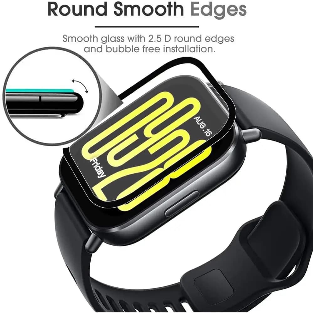 1-5PCSสำหรับXiaomi Redmi Watch 5 Lite ป้องกันหน้าจอคลุมทั้งหมด Watch 5 Active 5 Lite สมาร์ทนาฬิกา 3D โค้งป้องกันฟิล์มไม่ รูปที่ 7