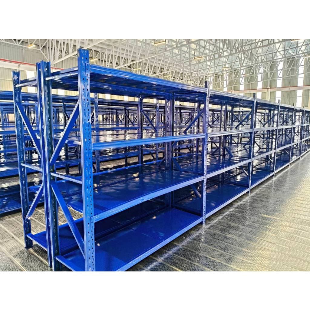 Shelf ชั้นวางของ ขนาด 200*60*200 ชั้นเหล็ก ชั้้นเก็บสินค้า โกดังคลังสินค้า รับน้ำหนัก 150-200กก/ชั้น รูปที่ 6
