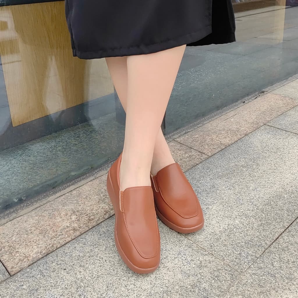Pop Shoes รองเท้าที่สวมใส่สบาย ความสูง 1.5 นิ่ว นุ่ม ยืนนาน เดินนาน รูปที่ 6