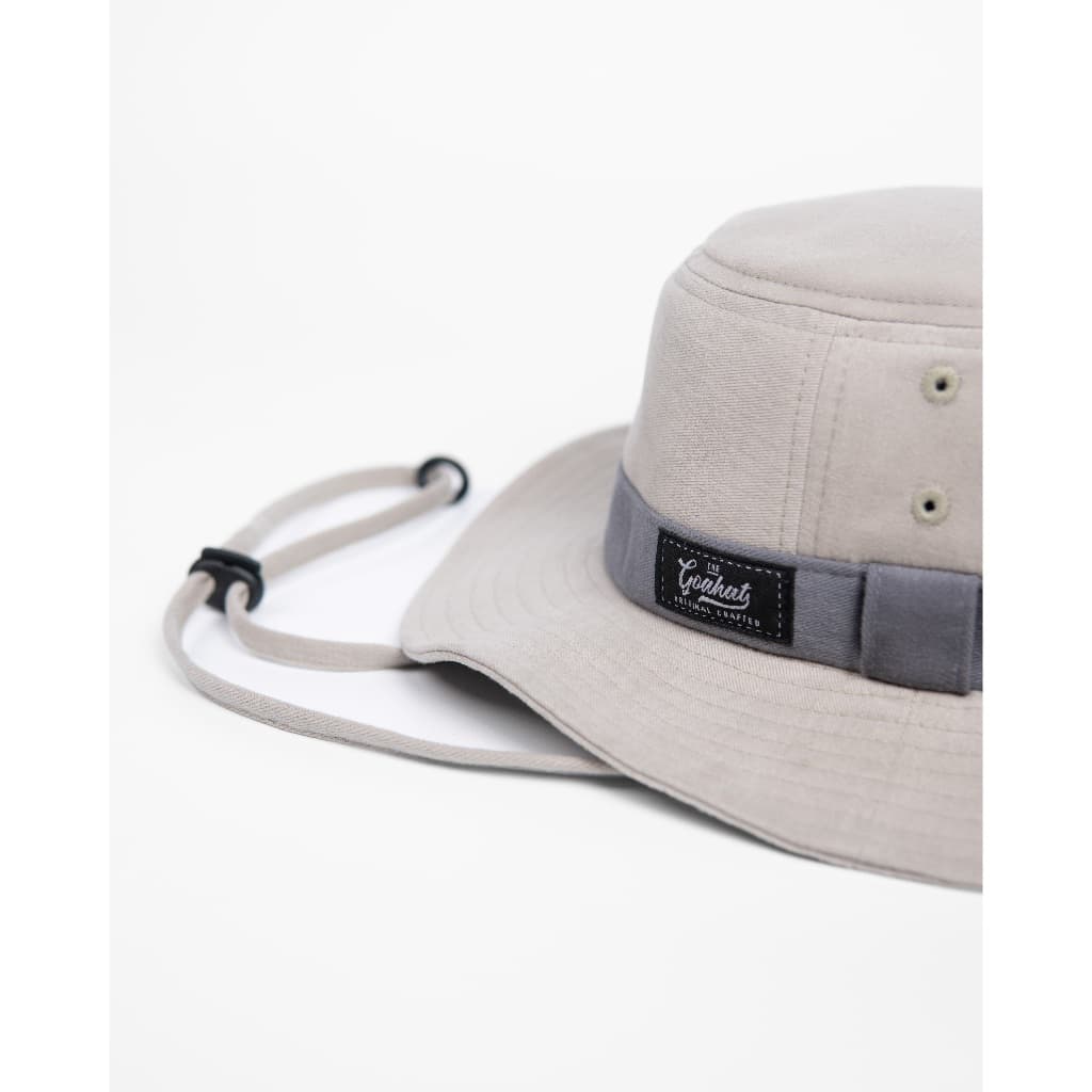 G002 Grey หมวกเดินป่า สไตล์สตรีทวินเทจ งานคอตตอนฟอกพิเศษ สีทูโทน เบา สวย ใส่สบาย รูปที่ 2