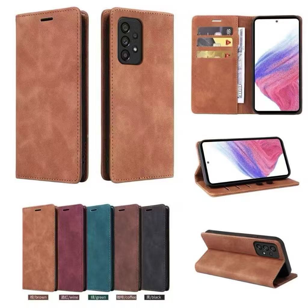 เคสฝาพับ XUNTE หนัง สำหรับ Samsung A23 A52 A52S A53 A73 A13 4G A22 M32 A32 4G A32 5G A12 M12 A02 M02 A11 M11 A33 A72 A71 รูปที่ 1
