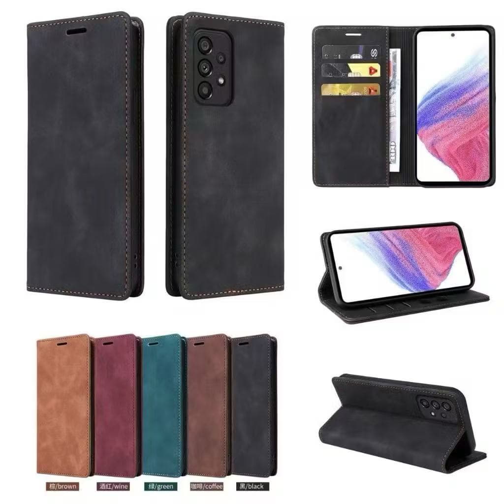 เคสฝาพับ XUNTE หนัง สำหรับ Samsung A23 A52 A52S A53 A73 A13 4G A22 M32 A32 4G A32 5G A12 M12 A02 M02 A11 M11 A33 A72 A71 รูปที่ 2