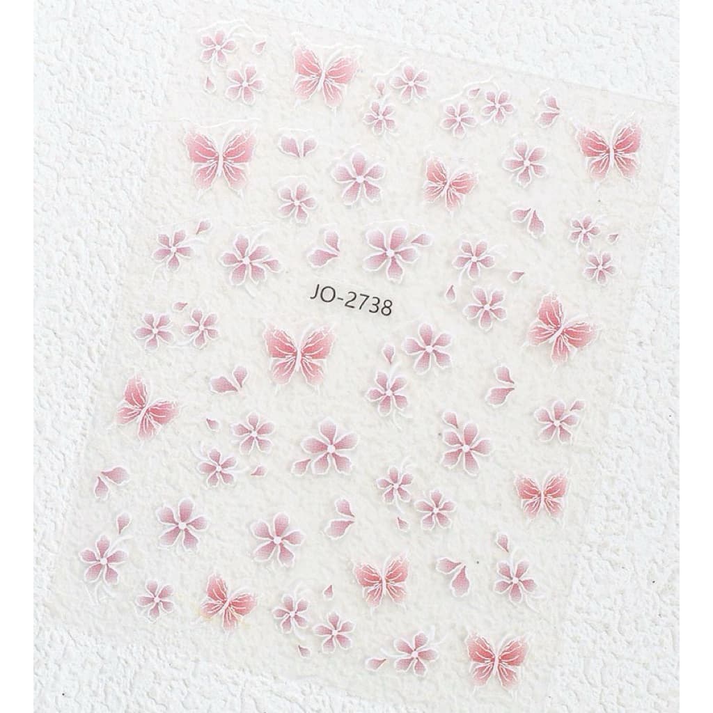 สติกเกอร์ลายดอกไม้ สำหรับแต่งเล็บ แบบลอกแปะ รูปที่ 8