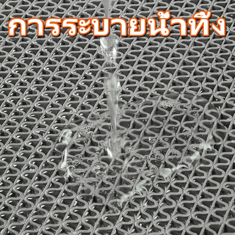 แผ่นกันลื่นในห้องน้ำ PVC ไม่ลื่นล้ม! 100x90cm 200x90cm หนา3.5mm/5.5mm ผ้ายางกันลื่น ห้องน้ำลื่น ทำความสะอาดง่าย แผ่นรองก รูปที่ 3
